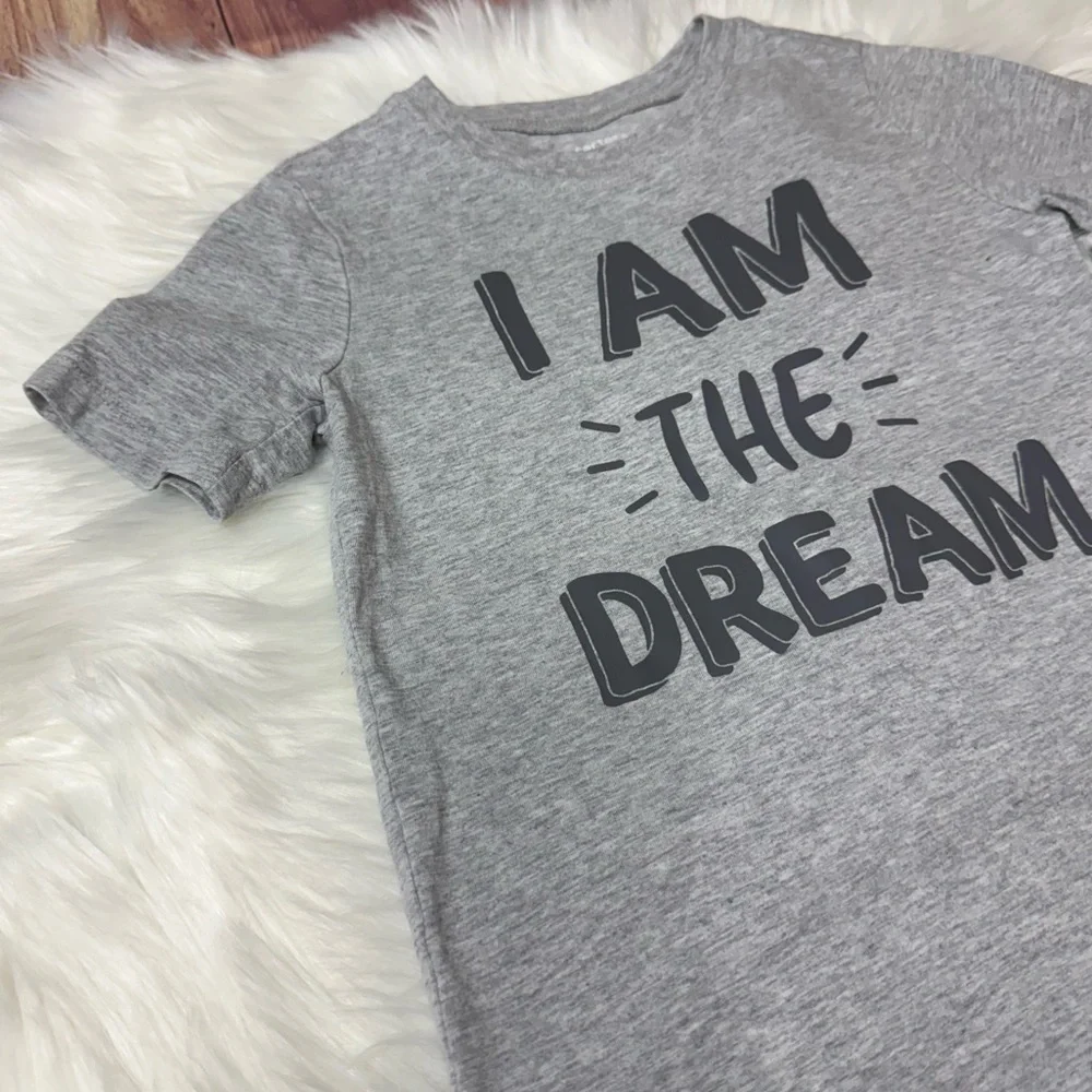 Carter's Youth Boy Size 6 Gray Kids T-Shirt - I Am The Dream